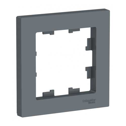 Рамка Schneider Electric AtlasDesign 1-ая Грифель в Домовой