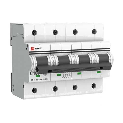 Автоматический выключатель EKF mcb47125-4-100D в Домовой