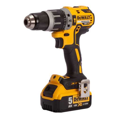 Аккумуляторная безударная дрель-шуруповерт DeWalt DCD 796 P2 (18В, 5А*ч) в Домовой