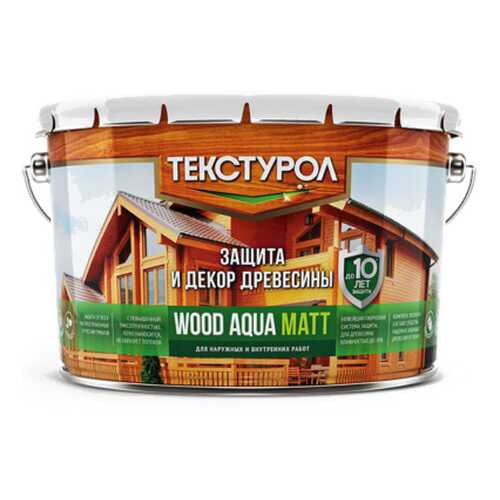 Текстурол WOOD AQUA MATT деревозащитное средство на вод. основе Дуб 2,5л в Домовой