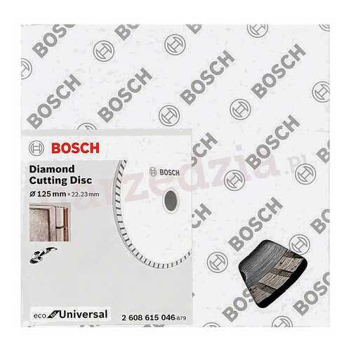 Диск алмазный отрезной Bosch ECO Univ,Turbo 125-22,23 2608615046 в Домовой