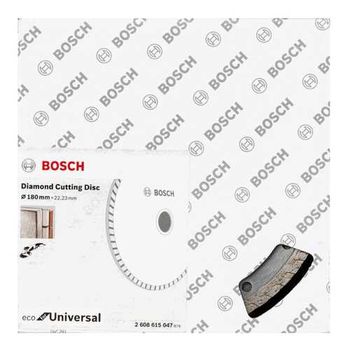 Диск алмазный отрезной Bosch ECO Univ,Turbo 180-22,23 2608615047 в Домовой