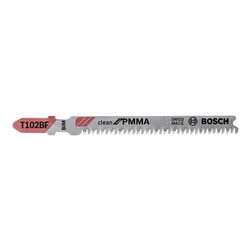 Набор пилок для лобзика Bosch T102BF CleanPMMA 2608636781 в Домовой