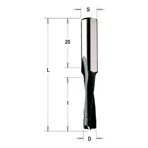 Фреза HW для дюбельного фрезера MAFELL 12x30x58 Z=2 S=8 RH CMT 312.120.11 в Домовой