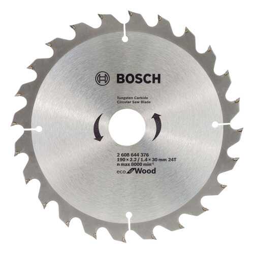 Диск по дереву Bosch ECO WO 190x30-24T 2608644376 в Домовой